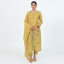 Semi Stitched Chanderi Suit