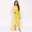 Semi Stitched Organza Suit Set
