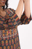 Black Color Stitched Kurti Set With Floral Print Design