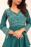 Heavy Embroidered Crepe Stitched Sharara Set