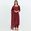 Unstitched Chanderi Suit