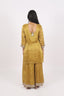 Golden Stitched Sharara Set With Heavy Embroidery Details