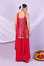 Embroidered Sharara Set With Dupatta
