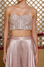 Sharara Set with Sequined Bustier