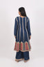 Heavy Embroidered Blue Stitched Short Anarkali With Sharara Set