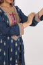 Heavy Embroidered Blue Stitched Short Anarkali With Sharara Set