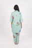 Stitched Cord Set With Deatils Of Floral Print