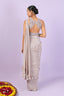 Embroidered Blouse Drape Saree