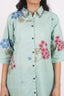 Stitched Cord Set With Deatils Of Floral Print