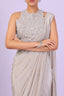 Embroidered Blouse Drape Saree