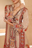 Embroidered Suit Set with Dupatta