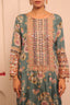 Sea Green Color Stitched Plazo Set