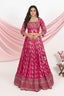 Banarasi Silk Lehenga with Zari Weaving