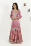 Brocade Sharara with Embroidered Detailing