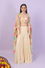Sharara Set with Printed Cape