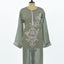 Semi Stitched Organza Suit Set