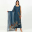 Unstitched Chanderi suit