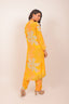 Yellow Floral Print Kurti Set