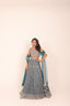 Heavy Embroidered Georgette Lehenga with Blouse