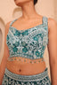Heavy Embroidered Net lehenga with Blouse