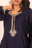 Heavy Embroidered Stitched Crepe Gharara Set