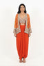 Dhoti Set with Embroidered Jacket