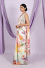 Floral Printed Saree with Embellished Blouse