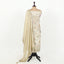Beige Color Unstitched Tissue Suit