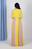 Yellow & Lavender Embroidered Anarkali