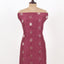 Onion Color Unstitched Chanderi Suit