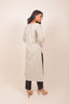 Black and White Check Print with Embroidered Cotton Kurta Set