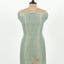 Sea Green Color Unstitched Tissue Suit