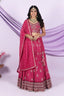 Cut Dana Bandhej Banarasi Lehenga Set