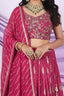 Cut Dana Bandhej Banarasi Lehenga Set