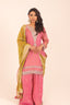 Embroidered Tissue Sharara Set