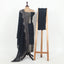 Black Color Unstitched Dola Silk Suit