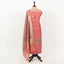 Peach Color Unstitched Chanderi Suit