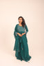 Heavy Embroidered Crepe Stitched Sharara Set