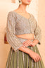 Heavy Embroidered Georgette Lehenga with Blouse