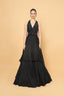 Cutdana Embroidered Backless Gown