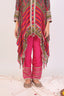 Vibrant Printed Kurta with Straight Pants & Matching Bag