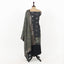 Black Unstitched Chanderi Suit