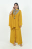 Mustard Color Kaftan With Plazzo