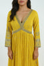 Yellow Embroidered Anarkali