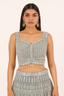 Grey Color Embroidered Lehenga