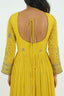 Yellow Embroidered Anarkali