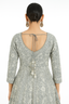 Grey Color Embroidered Anarkali Set