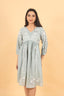 Thread Embroidered Work Short Dress