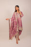 Lavender Color Peplum Style Gota Patti Work Kurta with Dhoti Style Pants