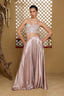 Sharara Set with Sequined Bustier